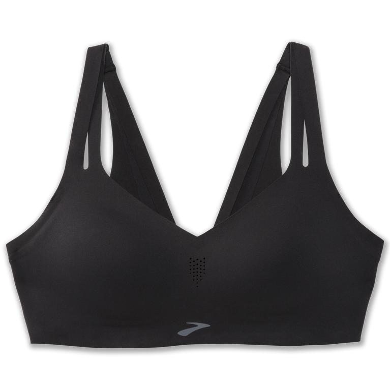 Brooks Dare Strappy Sports Women's Running Bra - Black (71893-WNJS)